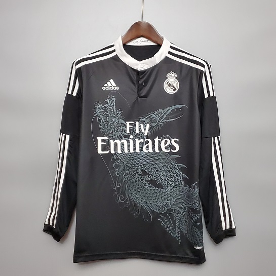 AAA Quality Real Madrid 14/15 Away Black Long Jersey